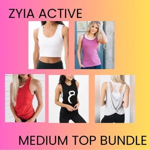 Zyia Active Workout Tank Tops Bundle Size Medium